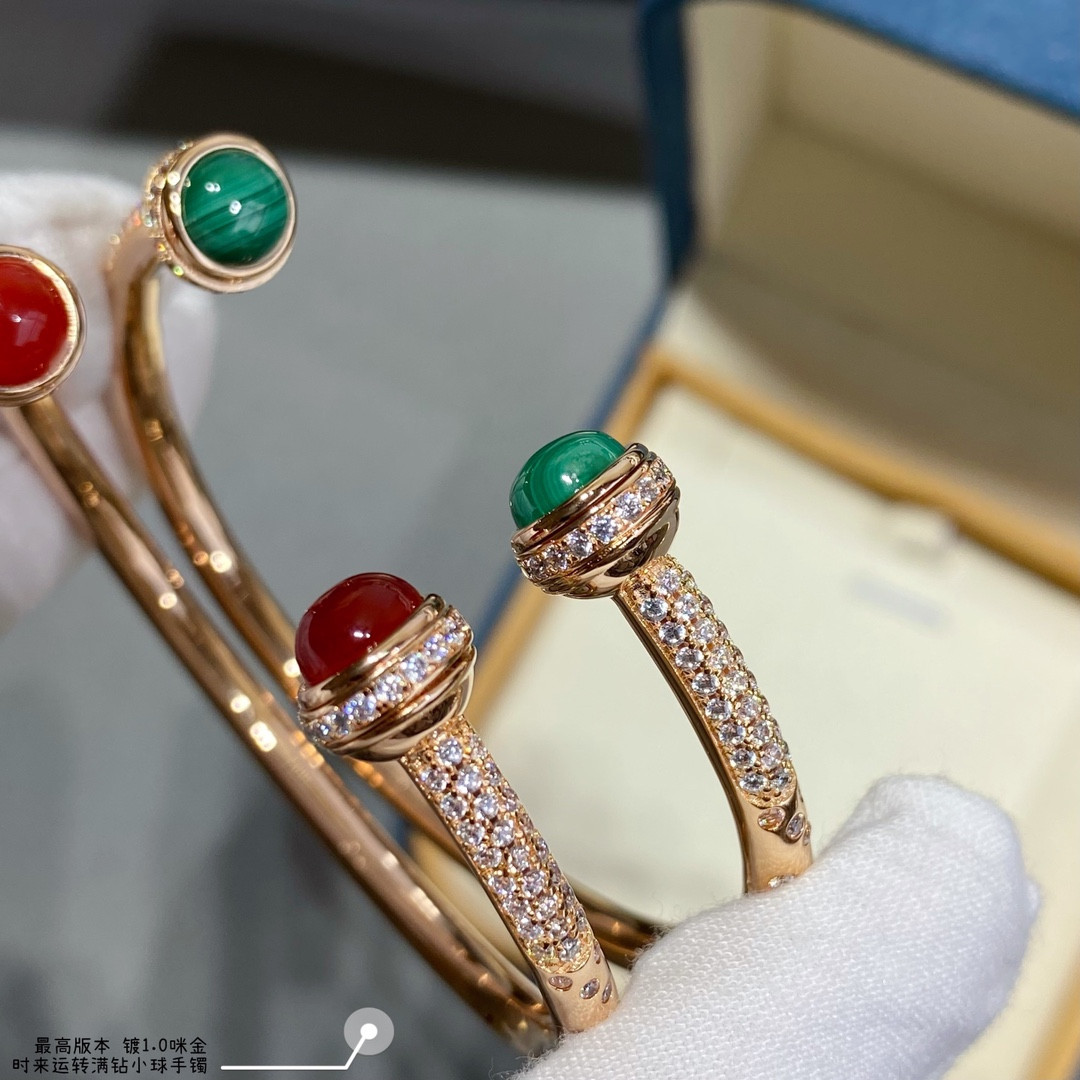 Piaget fully diamond-encrusted rotating ball Bracelet