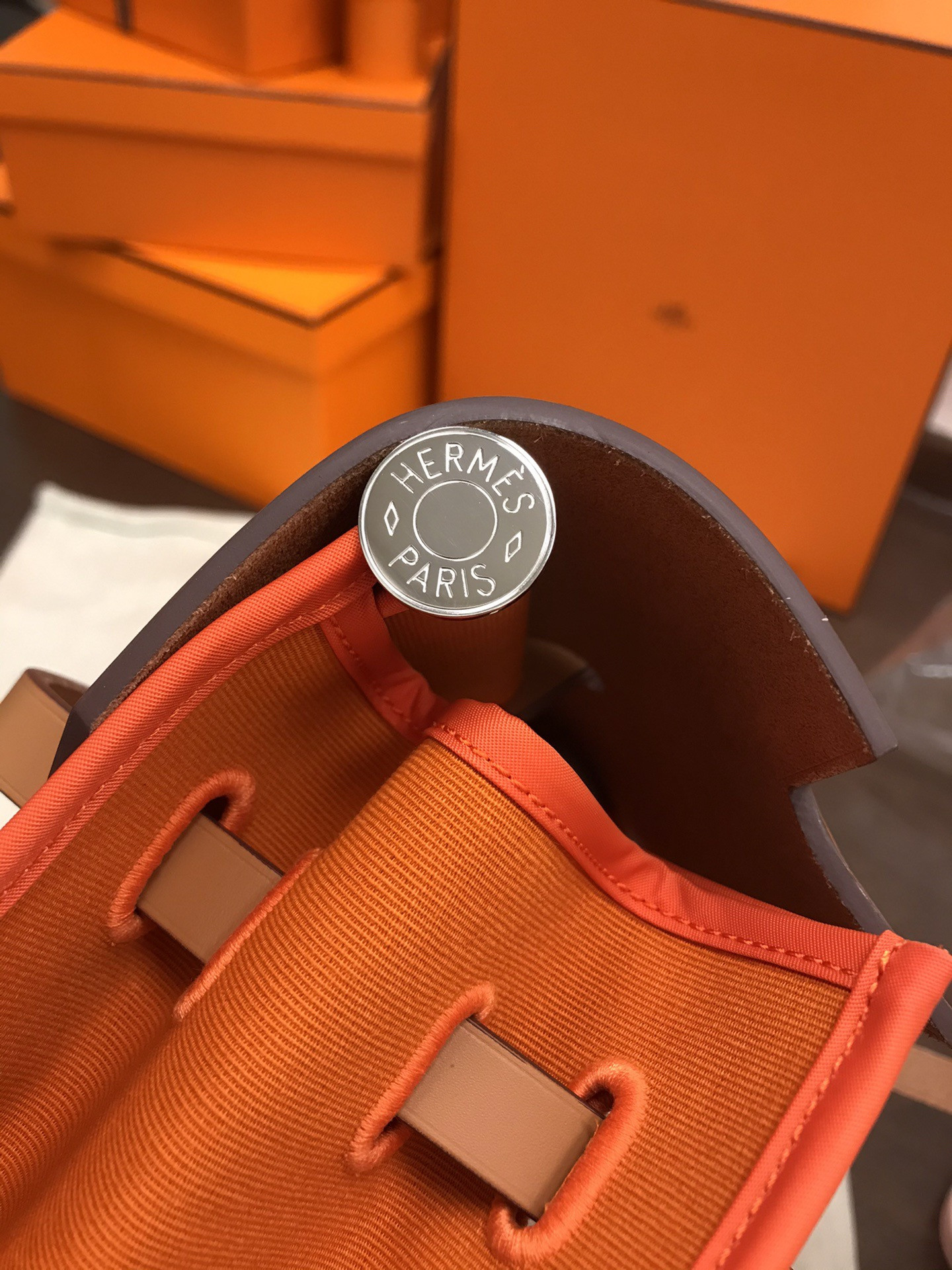 H**mes herbag 25x31x10cm