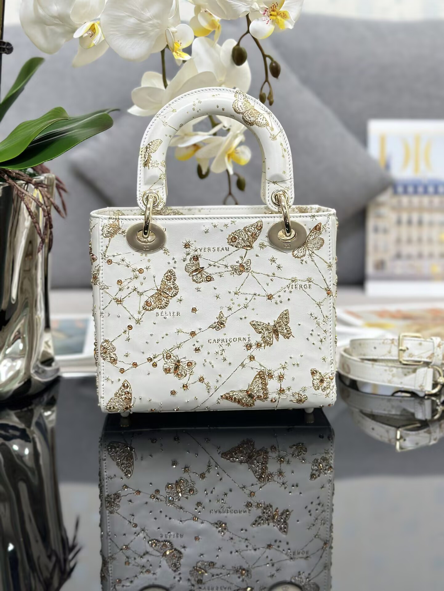Lady D*0r Bag 20 x 16.5 x 8cm (High-end Version)