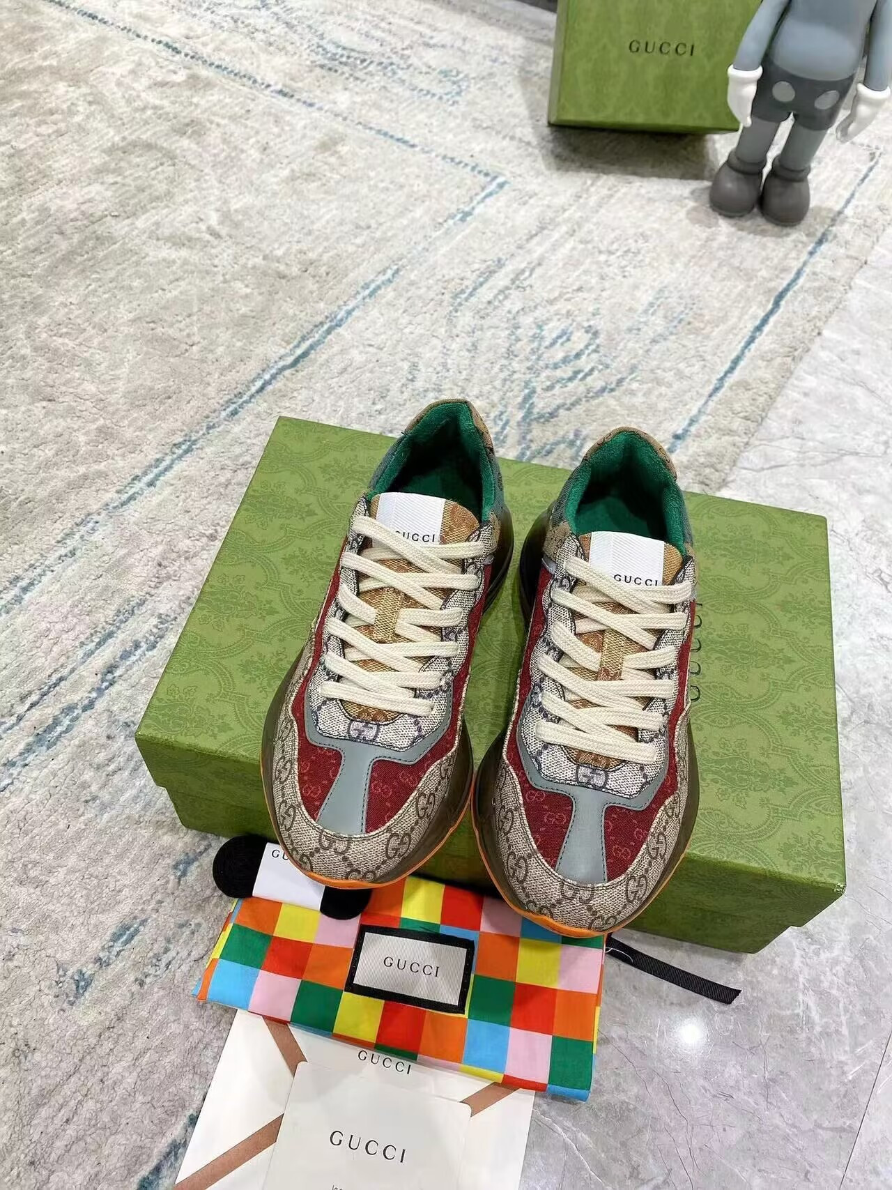 UA G*u*i GG Rhyton Sneaker