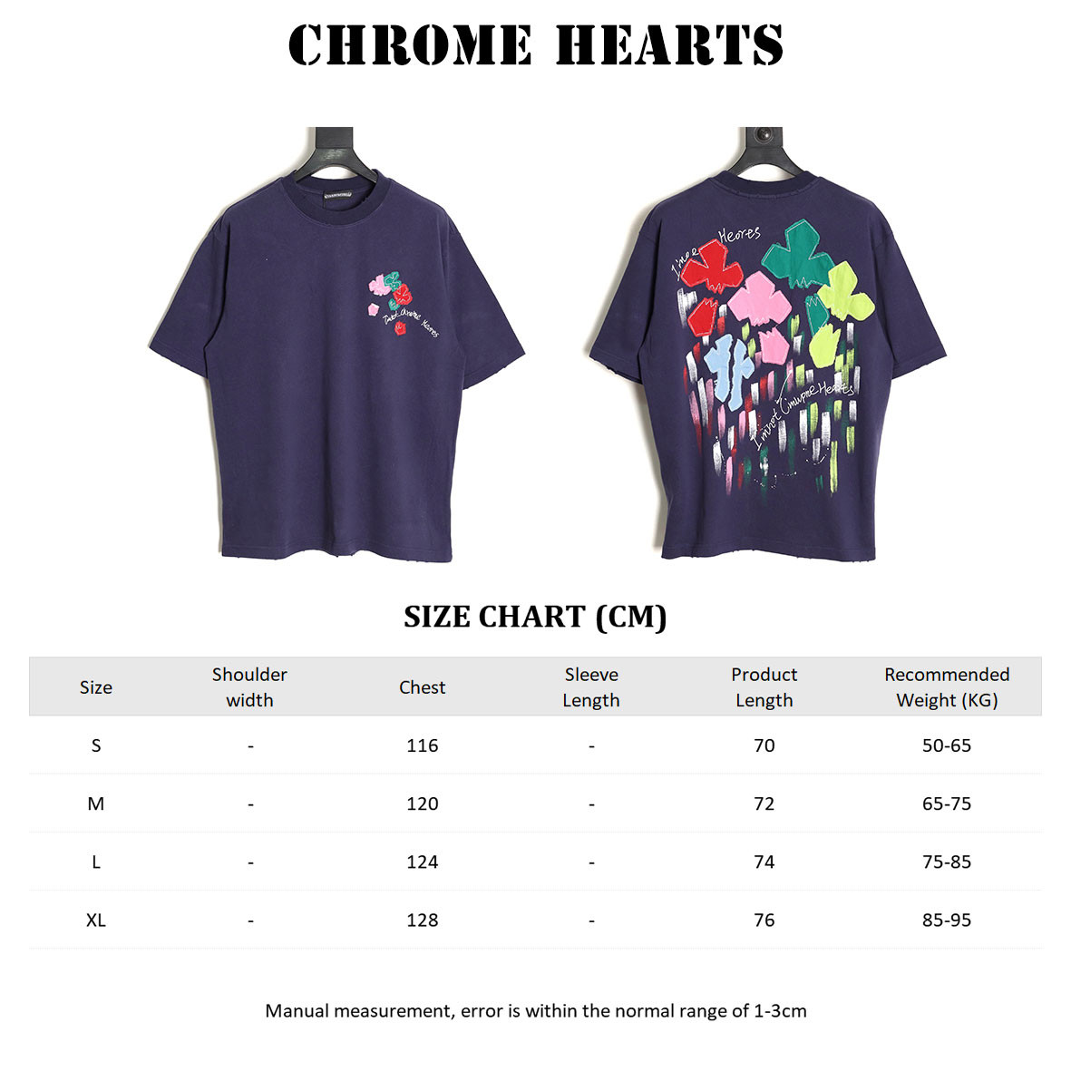 Ch**me He**ts 25SS Short-sleeved T-shirt