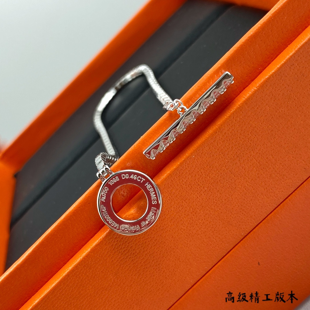 Hermès OT Fully Diamond-Encrusted Bracelet