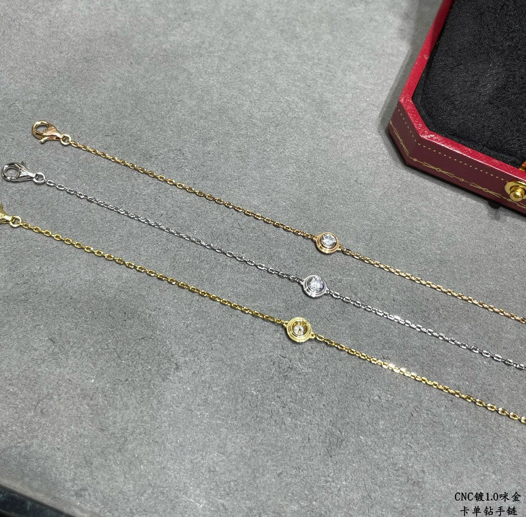 Ca*t*er Single diamond Bracelet