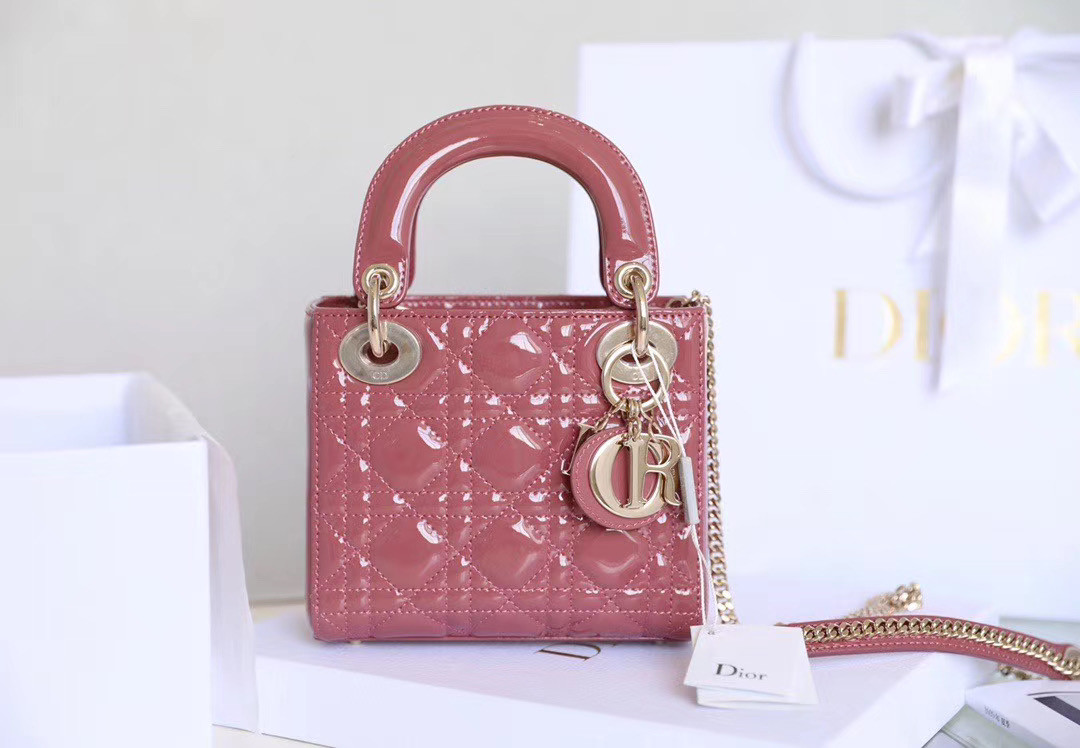 MINI LADY D*0r BAG 6.5 X 6 X 3 INCHES
