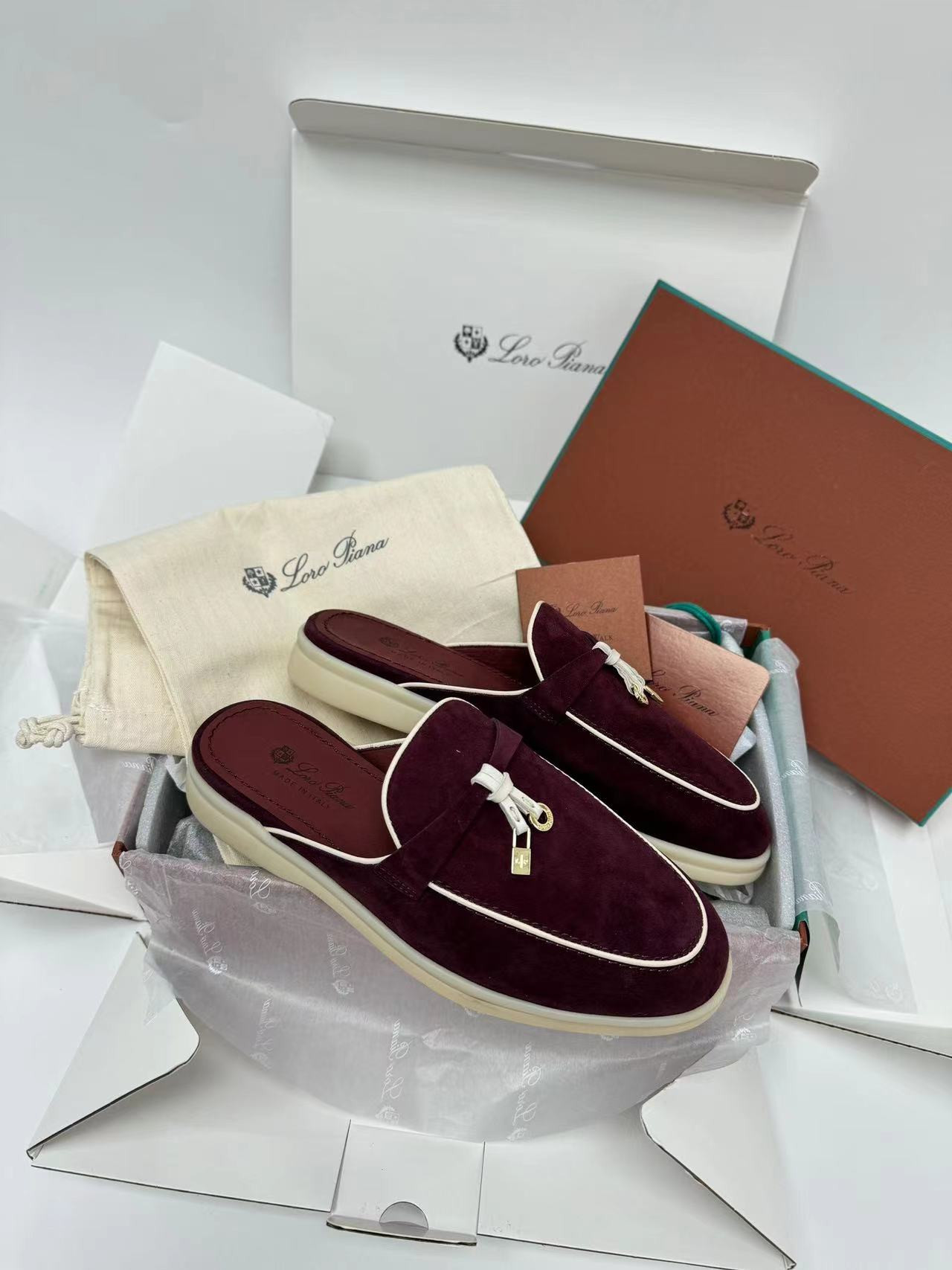 UA L**o p*ana Babouche Charms Walk Moccasin Slipper Moccasin (Customized, No return No exchange)