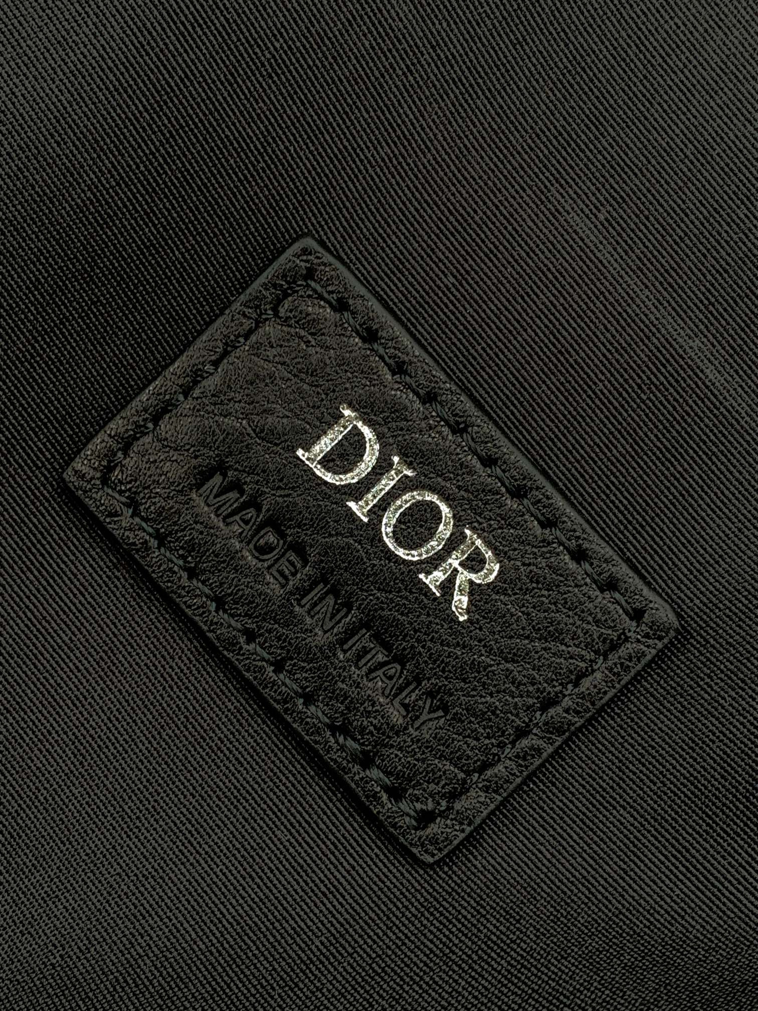 Ch**an D*0r D*0r HOMME Bags Leather Black 26 x 19 x 4.5 cm