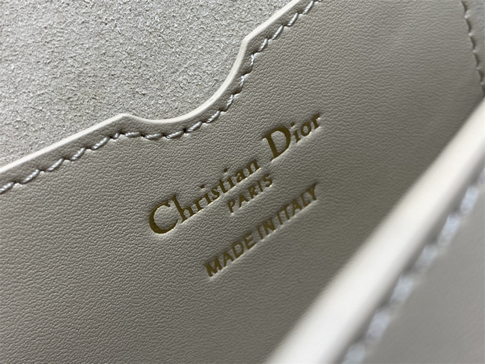 D*0r BOBBY EAST-WEST BAG Sand-Colored Box Calfskin