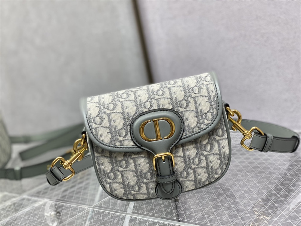 MEDIUM D*0r BOBBY BAG White D*0r Oblique Jacquard