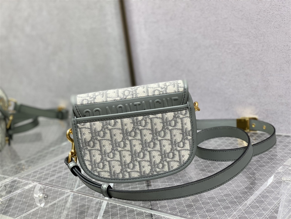 MEDIUM D*0r BOBBY BAG White D*0r Oblique Jacquard