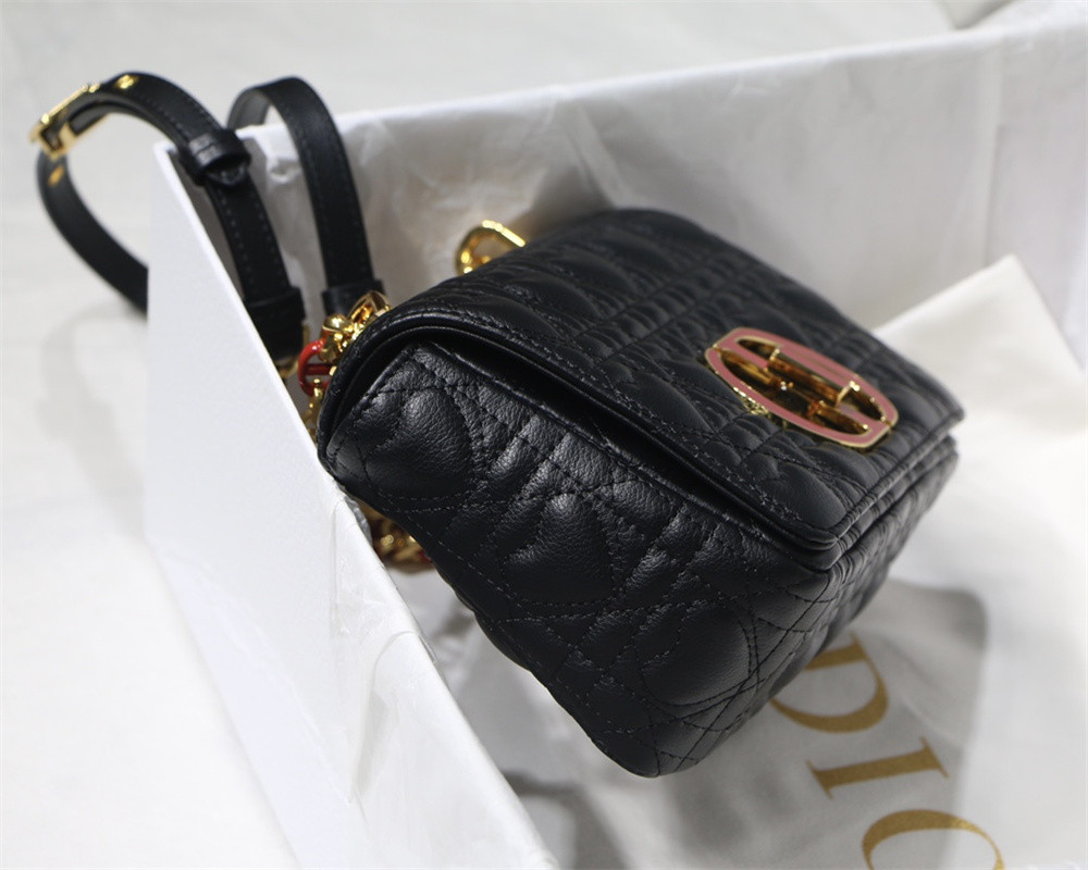 SMALL D*0r CARO BAG amour black 20 x 12 x 7 cm