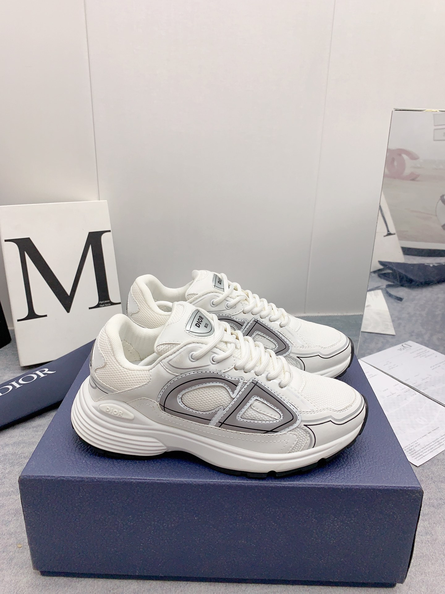 UA D*0r B30 Sneaker White Mesh and Technical Fabric