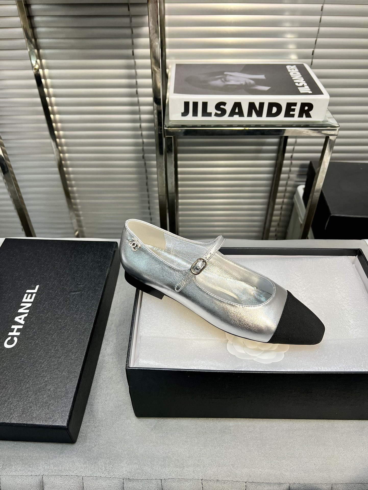 UA Ch*el MARY JANES Lambskin