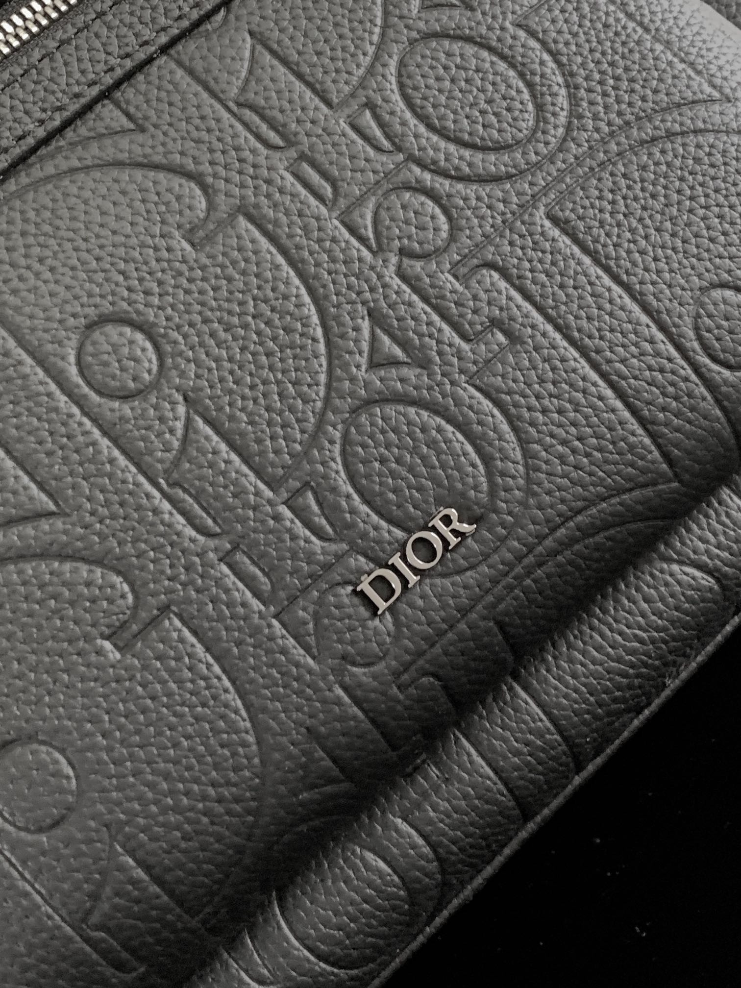 Rider 2.0 Backpack Black D*0r Gravity Leather and Black Grained Calfskin 31 x 40 x 18 cm