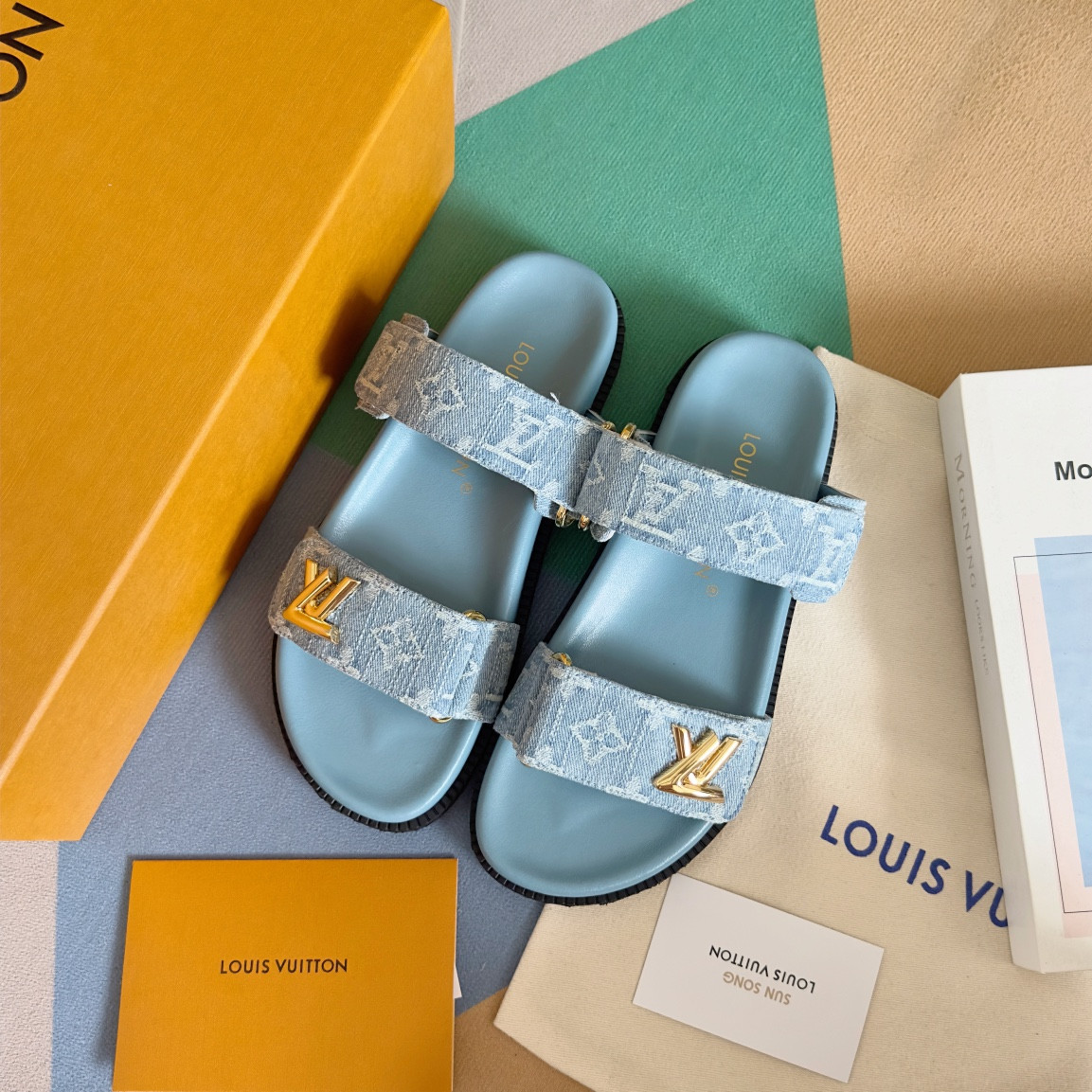 UA LV Sunset Flat Comfort Mule