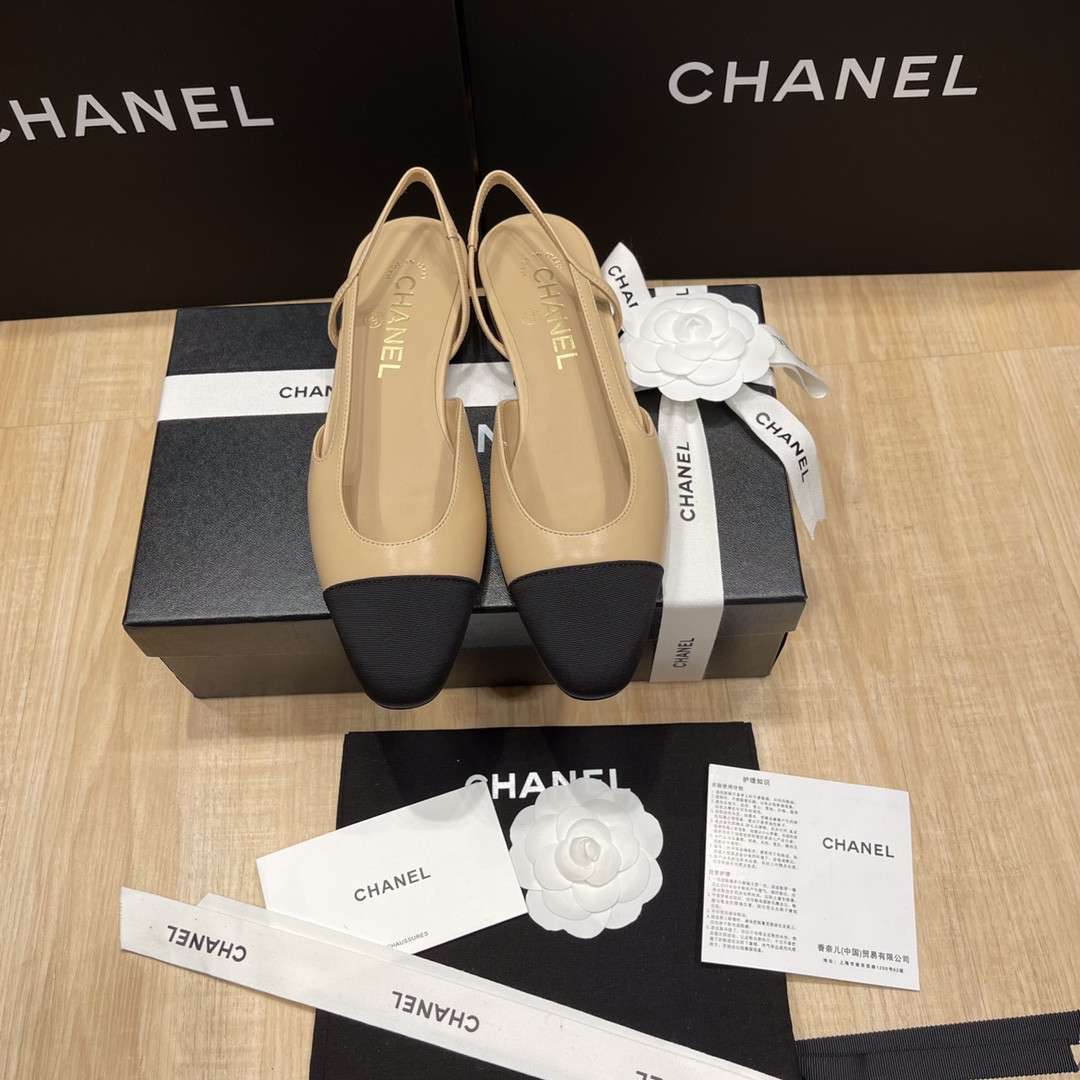 UA Ch*el SLINGBACKS FLAT