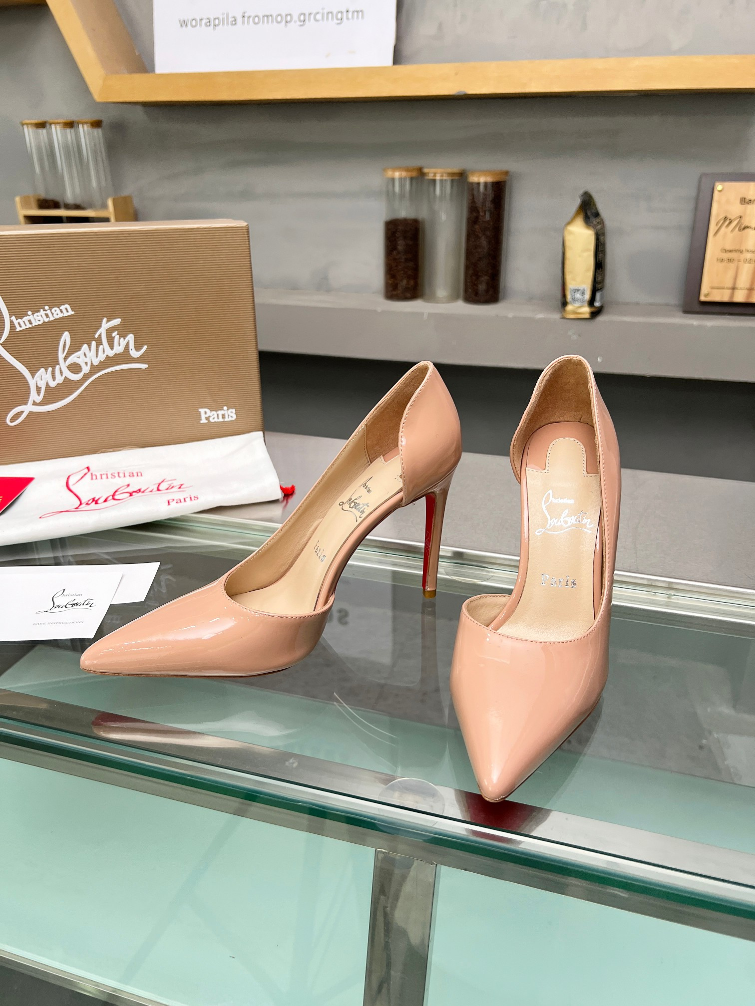 UA Ch**an Louboutin CL red-bottom shoes