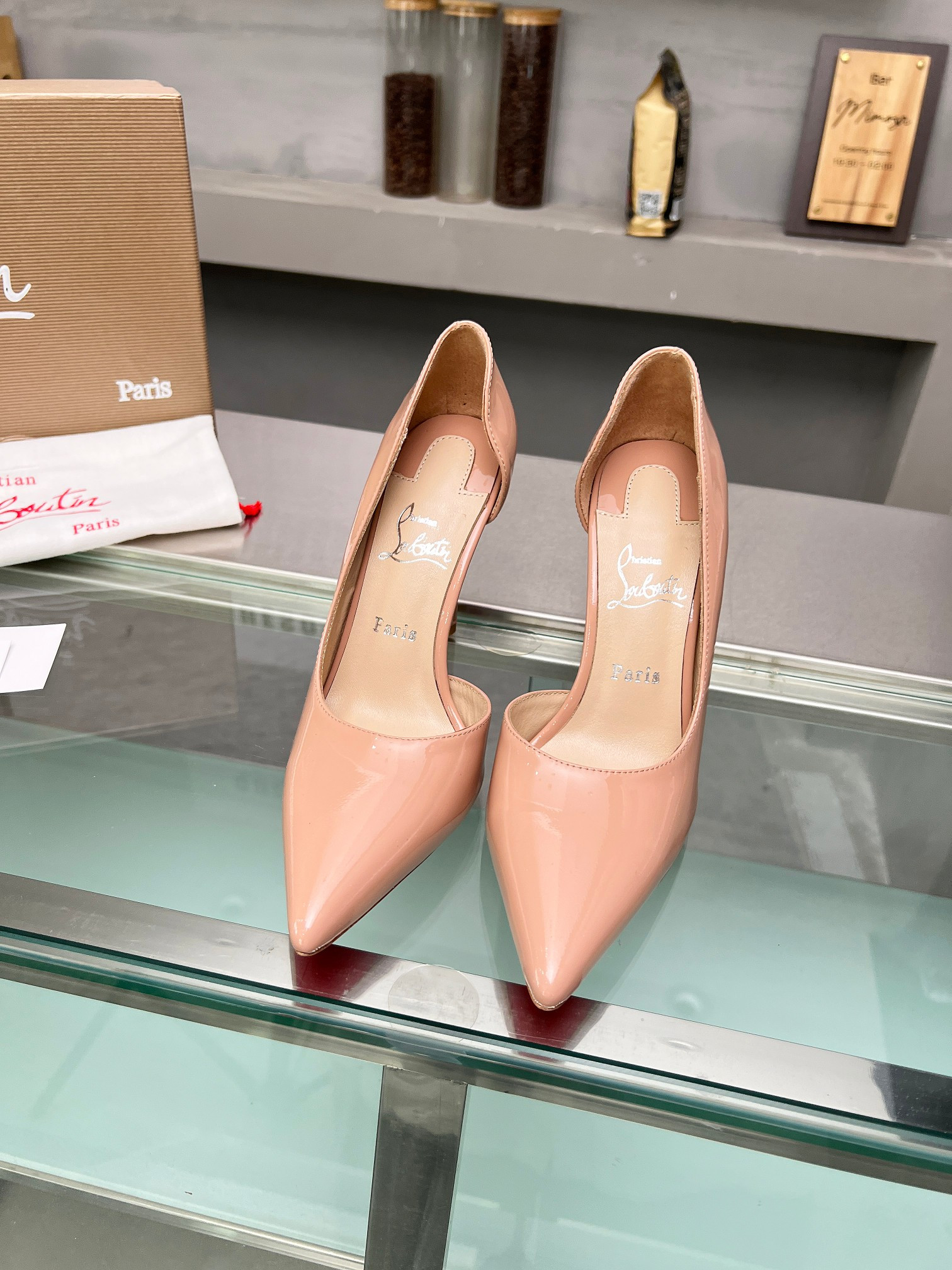 UA Ch**an Louboutin CL red-bottom shoes