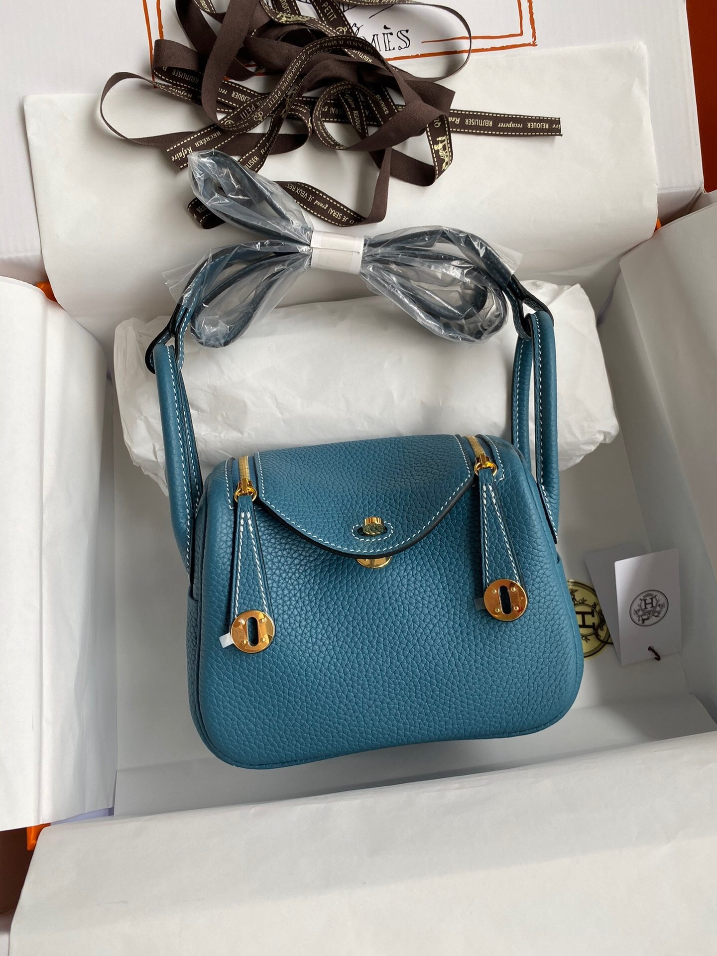 H**mes Mini lindy 19cm