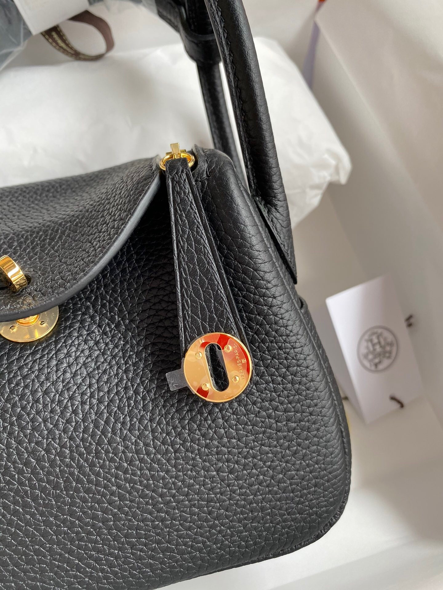 H**mes Mini lindy 19cm
