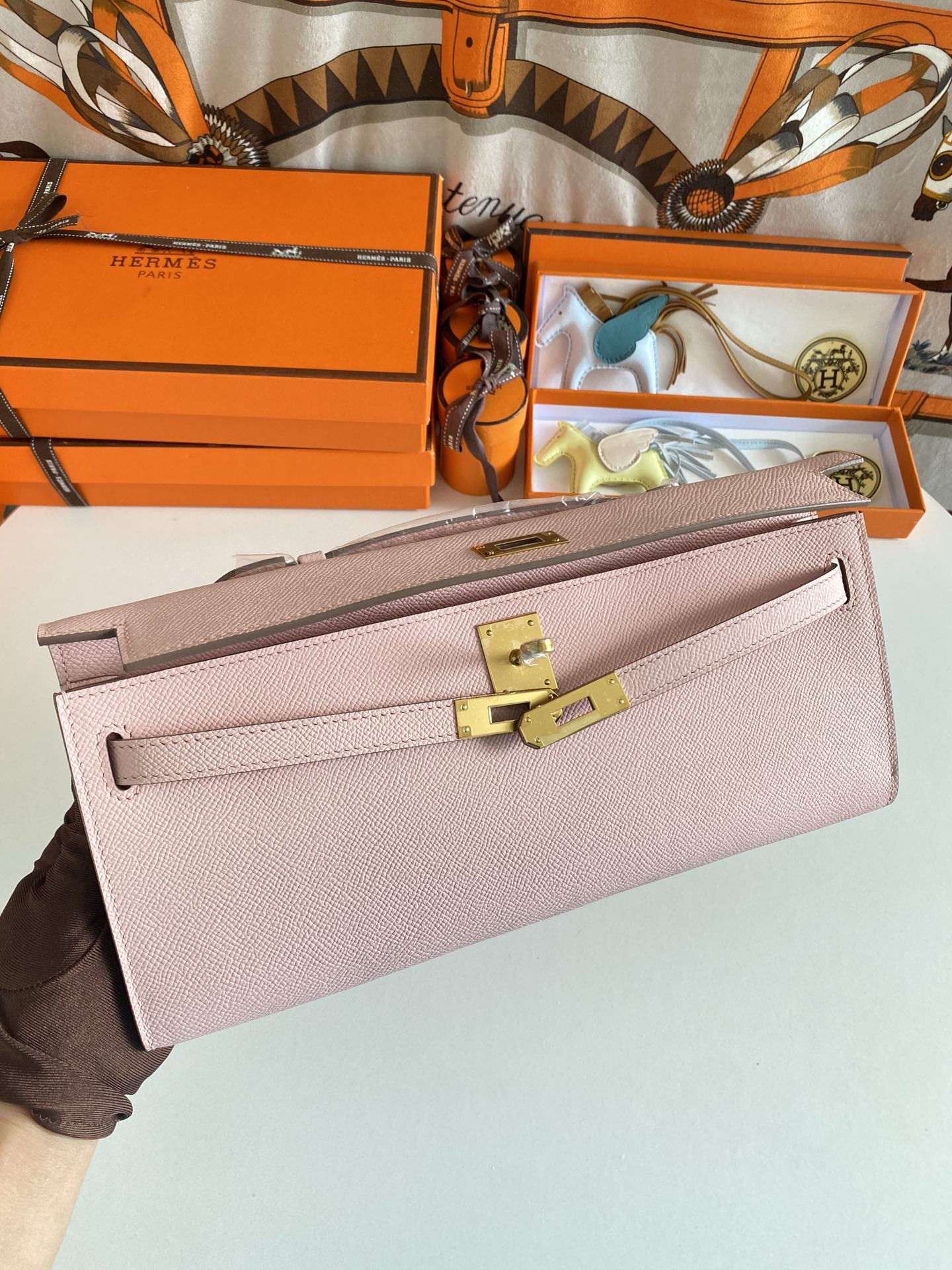 H**mes Kelly Cut 31cm Epsom Leather
