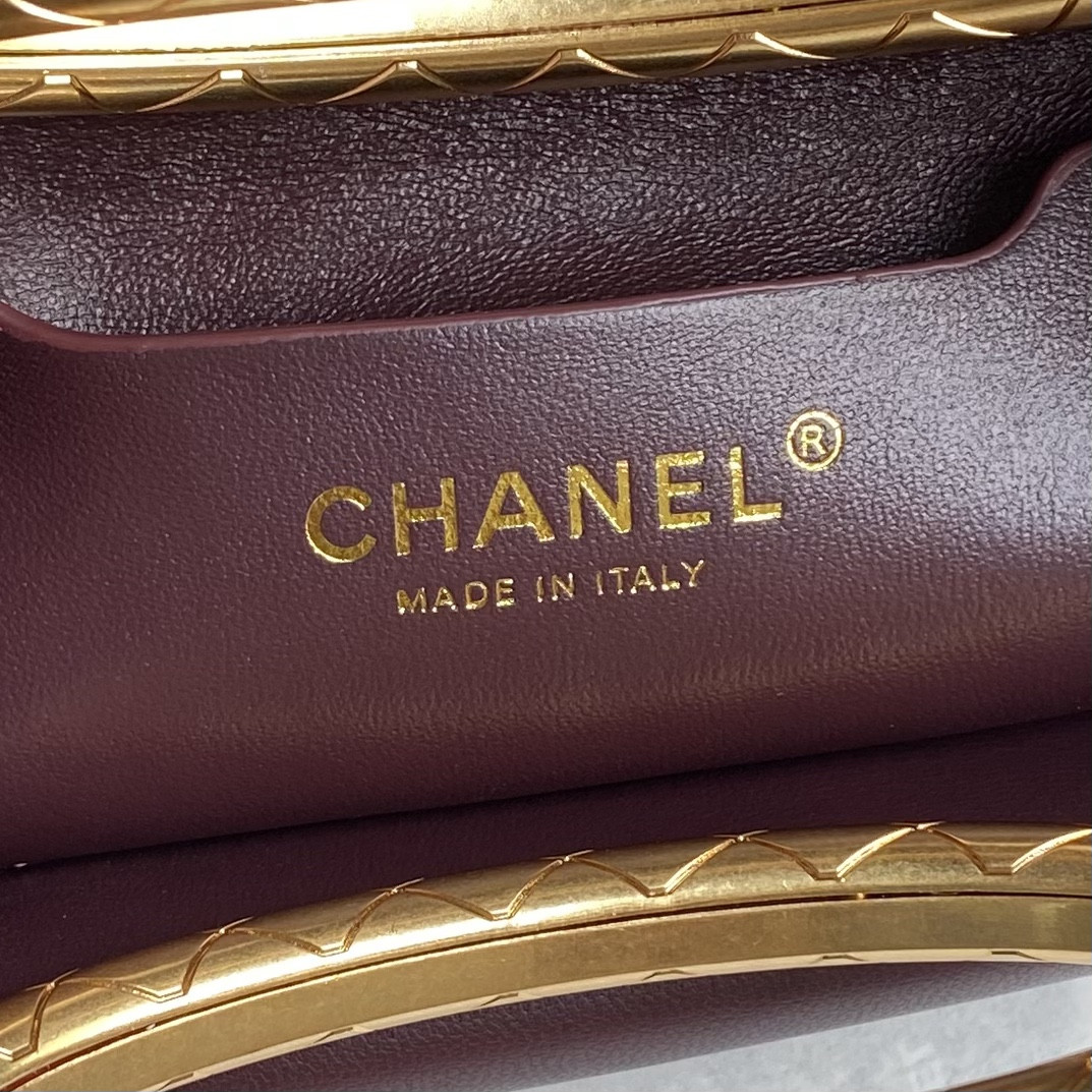 Ch*el 24B Evening Bag 19x25X3cm