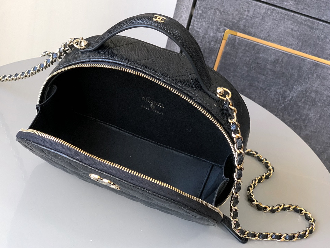 Ch*el Bowling Bag 18.5x13x7cm